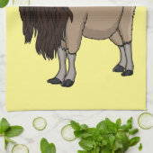 Linge De Cuisine Illustration de chèvre de Markhor (Plié)