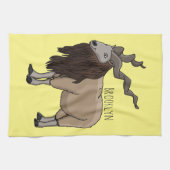 Linge De Cuisine Illustration de chèvre de Markhor (Horizontal)