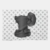 Linge De Cuisine Illustration de Chien de Cartoon Chien de Chien de (Horizontal)