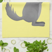 Linge De Cuisine Illustration de chinchilla gris mignon (Plié)