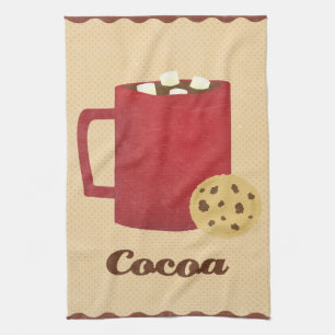 Linge De Cuisine Illustration de chocolat chaud