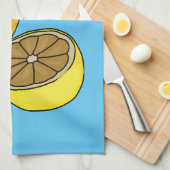 Linge De Cuisine Illustration de citron (Quart Plié)
