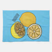 Linge De Cuisine Illustration de citron (Horizontal)