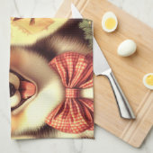 Linge De Cuisine Illustration de Corgi Corgi gallois mignon (Quart Plié)