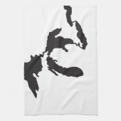 Linge De Cuisine Illustration de coutume de Great Lakes (Vertical)
