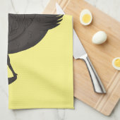 Linge De Cuisine Illustration de cygne noir (Quart Plié)