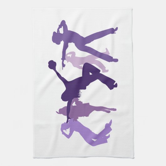 Linge De Cuisine Illustration de danseurs de jazz (Vertical)