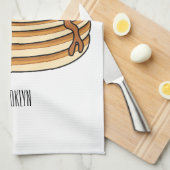 Linge De Cuisine Illustration de dessin animé de Pancake (Quart Plié)