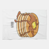 Linge De Cuisine Illustration de dessin animé de Pancake (Horizontal)