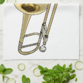 Linge De Cuisine Illustration de dessin animé de Trombone (Plié)