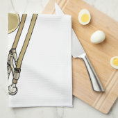 Linge De Cuisine Illustration de dessin animé de Trombone (Quart Plié)