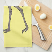 Linge De Cuisine Illustration de dessin animé d'oiseau de nandou d' (Quart Plié)