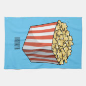 Linge De Cuisine Illustration de dessin animé Popcorn (Horizontal)