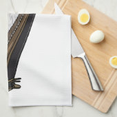 Linge De Cuisine Illustration de dessin animé sur la harpe (Quart Plié)