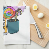 Linge De Cuisine Illustration de dessin de bonbon (Quart Plié)