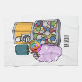 Linge De Cuisine Illustration de dessin de bonbon (Horizontal)