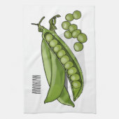 Linge De Cuisine Illustration de dessin de pois (Vertical)