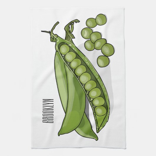 Linge De Cuisine Illustration de dessin de pois (Vertical)