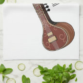 Linge De Cuisine Illustration de dessin de Sitar (Plié)