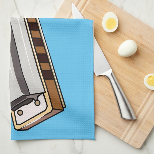 Linge De Cuisine Illustration de dessin d'Harmonica (Quart Plié)