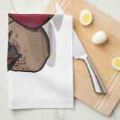 Linge De Cuisine Illustration de dessin sur la betterave (Quart Plié)