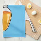 Linge De Cuisine Illustration de dessin sur le miel (Quart Plié)