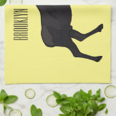 Linge De Cuisine Illustration de dessin sur l'orignal (Plié)