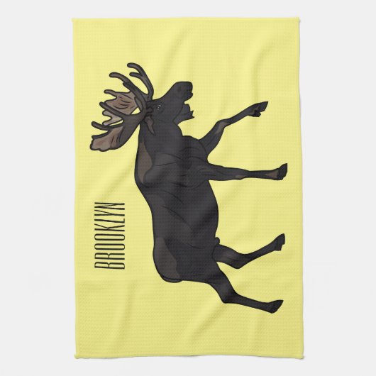 Linge De Cuisine Illustration de dessin sur l'orignal (Vertical)