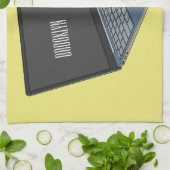 Linge De Cuisine Illustration de dessin sur ordinateur portable (Plié)