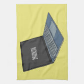 Linge De Cuisine Illustration de dessin sur ordinateur portable (Vertical)