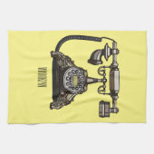 Linge De Cuisine Illustration de dessin téléphonique (Horizontal)