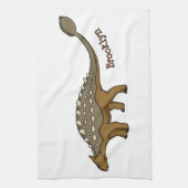 Linge De Cuisine Illustration de dinosaure blindé Ankylosaurus (Vertical)