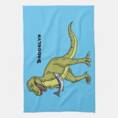 Linge De Cuisine Illustration de dinosaure T rex drôle (Vertical)