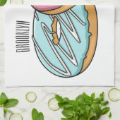 Linge De Cuisine Illustration de Donut (Plié)