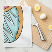 Linge De Cuisine Illustration de Donut (Quart Plié)