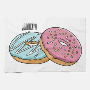 Linge De Cuisine Illustration de Donut
