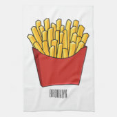 Linge De Cuisine Illustration de frites (Vertical)