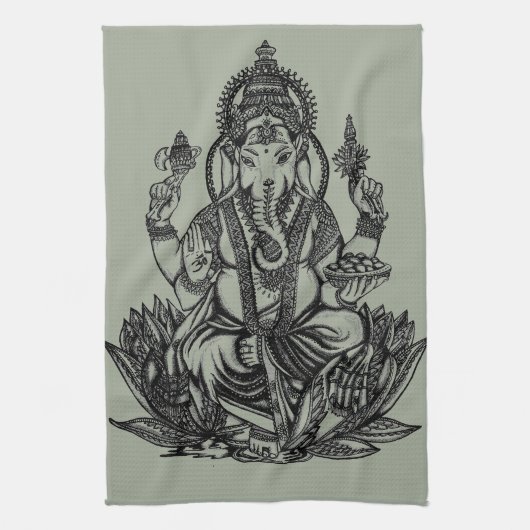 Linge De Cuisine Illustration de Ganesh (Vertical)