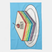 Linge De Cuisine Illustration de gâteau arc-en-ciel (Vertical)