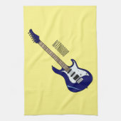 Linge De Cuisine Illustration de guitare électrique de dessin animé (Vertical)