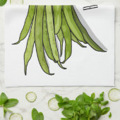 Linge De Cuisine Illustration de haricots verts (Plié)