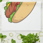 Linge De Cuisine Illustration de Hot dog (Plié)
