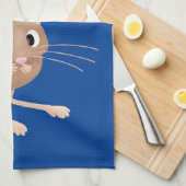 Linge De Cuisine Illustration de jerboa aux longues oreilles (Quart Plié)