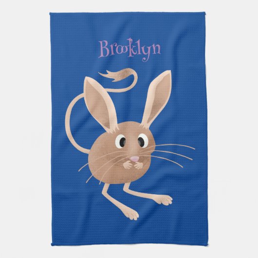 Linge De Cuisine Illustration de jerboa aux longues oreilles (Vertical)