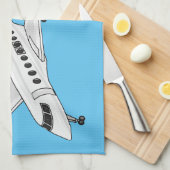 Linge De Cuisine Illustration de jet privé (Quart Plié)