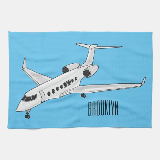 Linge De Cuisine Illustration de jet privé (Horizontal)