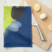 Linge De Cuisine Illustration de la luciole vert mou (Quart Plié)