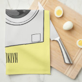 Linge De Cuisine Illustration de la machine à laver (Quart Plié)