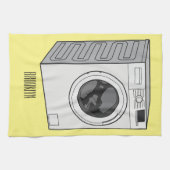 Linge De Cuisine Illustration de la machine à laver (Horizontal)