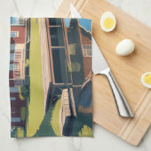 Linge De Cuisine Illustration de la nature finlandaise (Quart Plié)